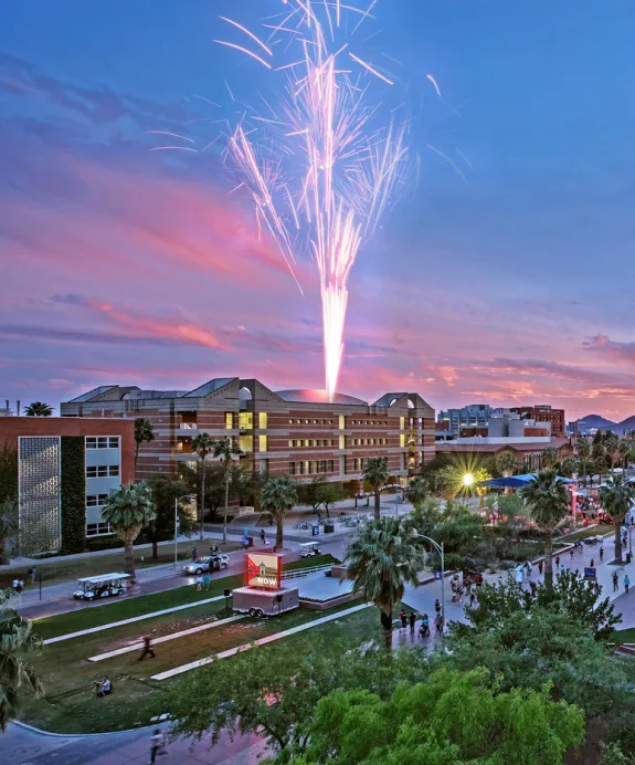 Arizona Campus Fireworks