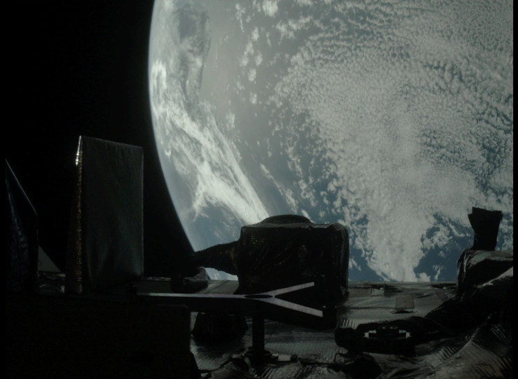 OSIRIS-APEX selfie with Earth in the background