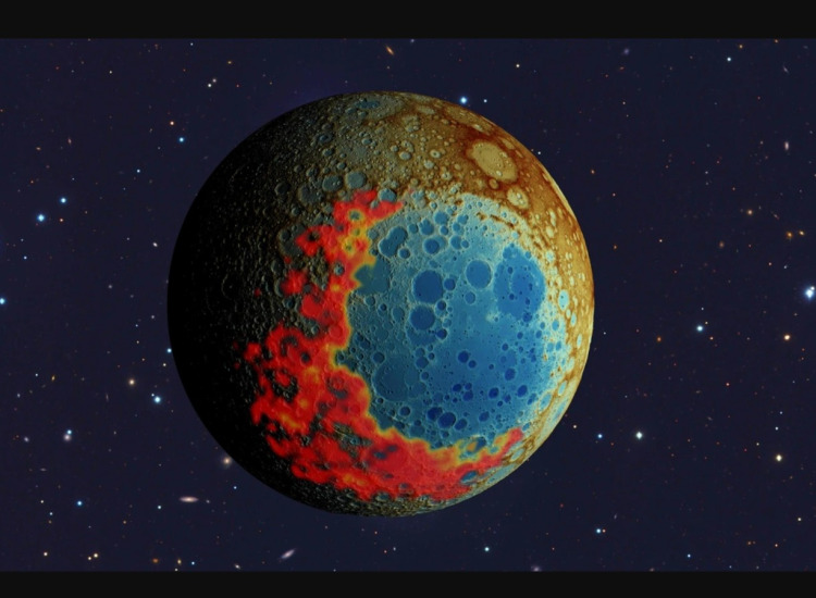 The South Pole-Aitken impact basin on the far side of the Moon