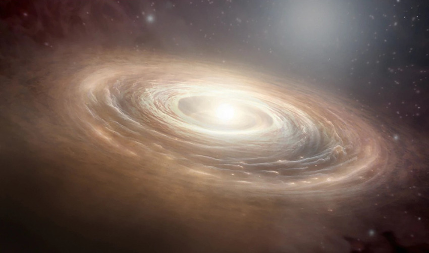 Artist’s concept of a planet-forming disk