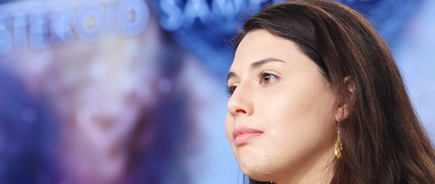 It wasn't until she took a community college course that UA alumna Daniella DellaGiustina became fascinated by space science. (Photo: Bob Demers/UANews)