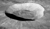 Giordano Bruno crater on the far side of the moon