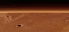An oblique view focusing on one of the vast lava flows in Elysium Planitia