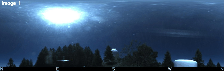 Unwrapped All-Sky Camera Movie