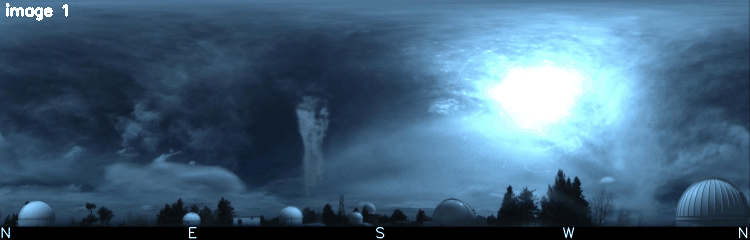 Unwrapped All-Sky Camera Movie