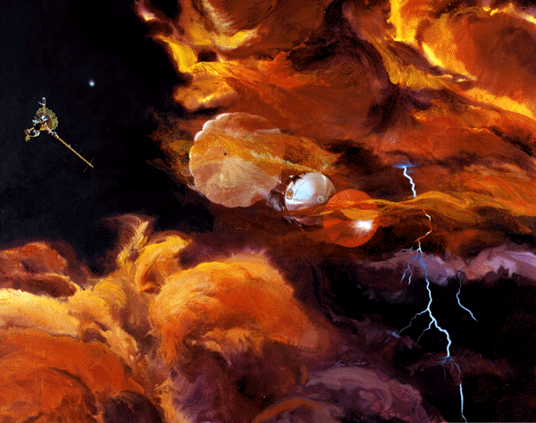 descent of Galileo probe